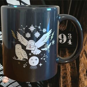 Harry Potter Grey Mug with Magical Owl Design